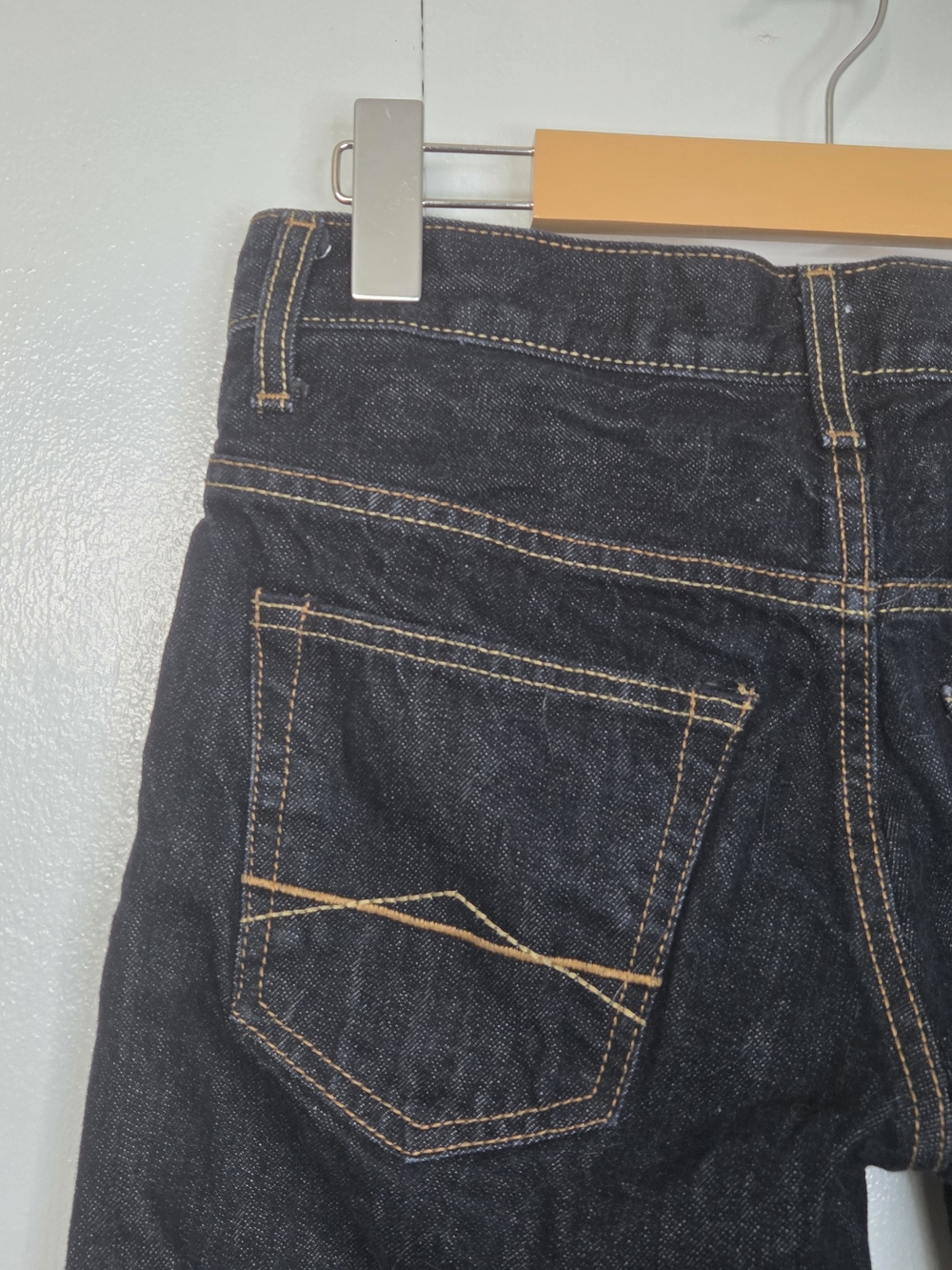 🌷Aeropostale Women's 27/28 Dark Indigo Straight Leg Jeans with Button Fly